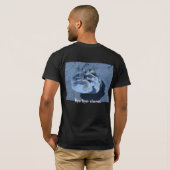 Muschel-Zeit-T-Shirt T-Shirt (Schwarz voll)