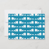 Muschelaustern-Klasse Valentinskarte Dankeskarte (Rückseite)