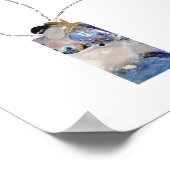 Muschelbukett an der Küste visuelle Gedichtkunst Poster (Ecke)