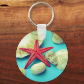 Muscheldruck Schlüsselanhänger (Vorderseite)