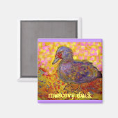 Muschelente Magnet (Vorderseite/Rückseite)