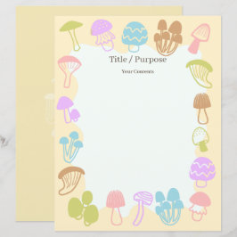 Muschelfarben im Pilz