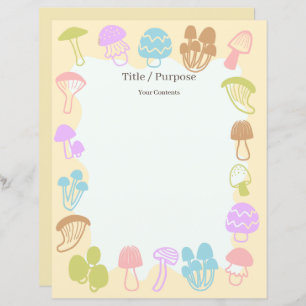 Muschelfarben im Pilz