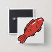 Muschelfisch Button (Vorne & Hinten)