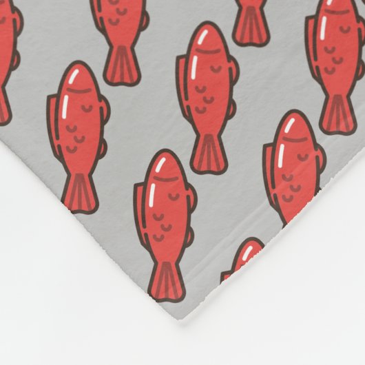 Muschelfisch Fleecedecke (Ecke)