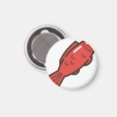 Muschelfisch Magnet (Vorderseite/Rückseite)