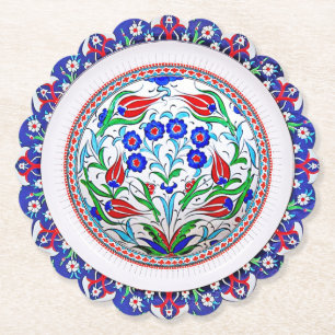 Muschelförmige runden Papierserviettenhalter Untersetzer