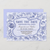 Muschelhochzeit Save the Date (Vorne/Hinten)