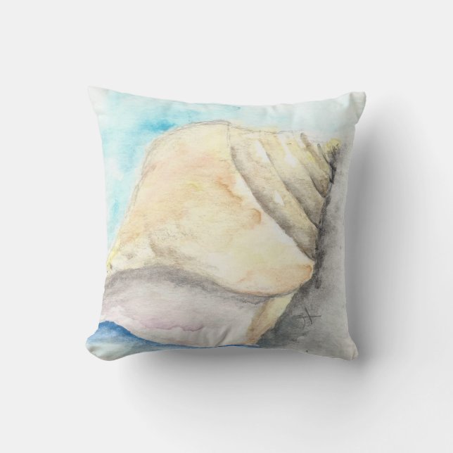 Muschelkissen Kissen (Vorderseite)