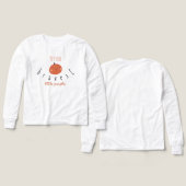 Muschelkürbis Maßgeschneidert Langschläfchen (Design Vorderseite & Rückseite)