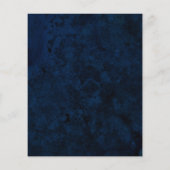 Muschellogo in blauem Design Flyer (Hinten)