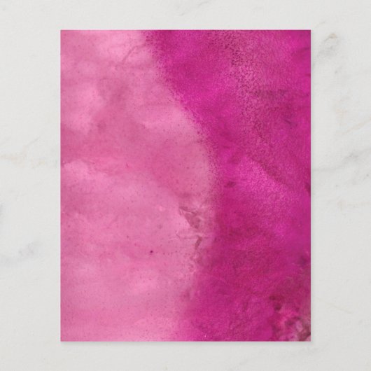 Muschellogo in rosa Design Flyer (Hinten)