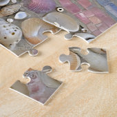 Muschelmosaik Strandhorizont Leuchten Puzzle (Seite)