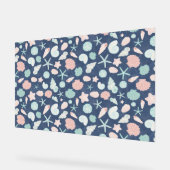 Muschelmuster Acrylschild (Winkel)