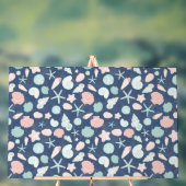 Muschelmuster Acrylschild (Neutral)
