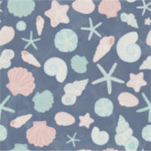 Muschelmuster Aufkleber (Vorderseite)