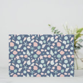 Muschelmuster Briefpapier (Stehend Vorderseite)
