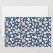 Muschelmuster Briefpapier (Vorne/Hinten)