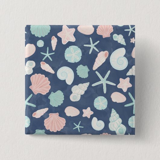 Muschelmuster Button (Vorderseite)