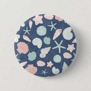 Muschelmuster Button