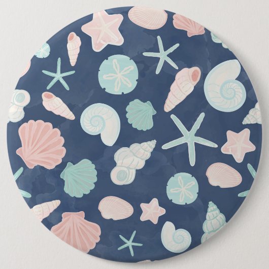 Muschelmuster Button (Vorderseite)