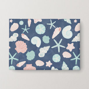 Muschelmuster Button