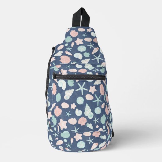 Muschelmuster Crossbody Bag (Vorderseite)