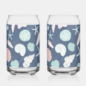 Muschelmuster Dosenglas (Links)