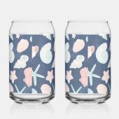 Muschelmuster Dosenglas (Rechts)