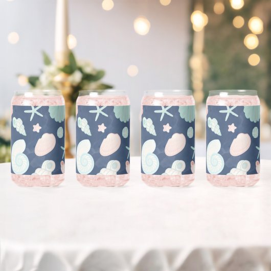 Muschelmuster Dosenglas (Insitu (Hochzeit))