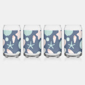 Muschelmuster Dosenglas (Links)