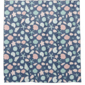 Muschelmuster Duschvorhang (Vorderseite)