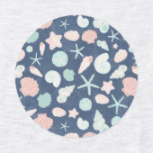 Muschelmuster Etiketten (Design 2)