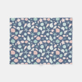 Muschelmuster Fleecedecke (Vorderseite (Horizontal))