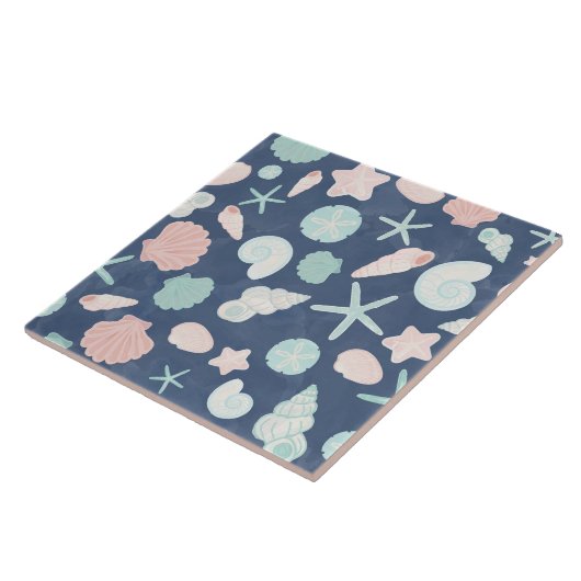 Muschelmuster Fliese (Seite)