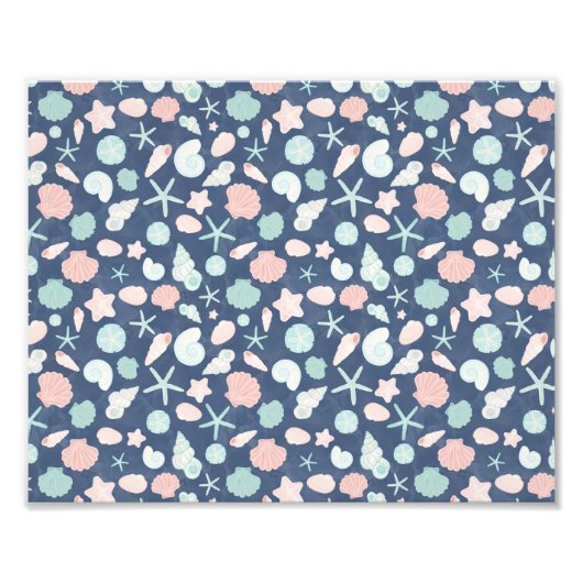 Muschelmuster Fotodruck (Vorne)