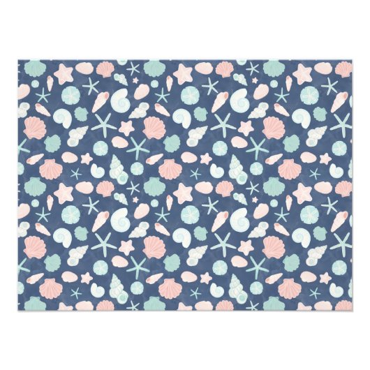 Muschelmuster Fotodruck (Vorne)