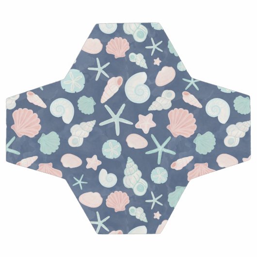 Muschelmuster Fußball (Flach)