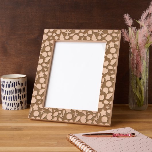 Muschelmuster Geätzte Rahmen (Links)