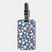 Muschelmuster Gepäckanhänger (Vorderseite vertikal)