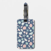 Muschelmuster Gepäckanhänger (Rückseite vertikal)