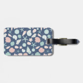 Muschelmuster Gepäckanhänger (Rückseite horizontal)