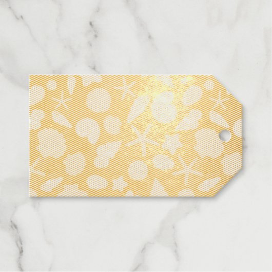 Muschelmuster Geschenkanhänger (Vorderseite (Horizontal))