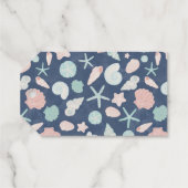 Muschelmuster Geschenkanhänger (Rückseite (Horizontal))