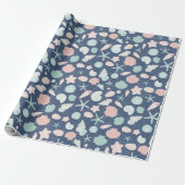 Muschelmuster Geschenkpapier (Ungerollt)