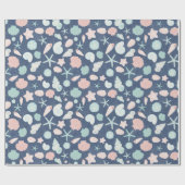 Muschelmuster Geschenkpapier (Flach)