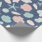 Muschelmuster Geschenkpapier (Ecke)