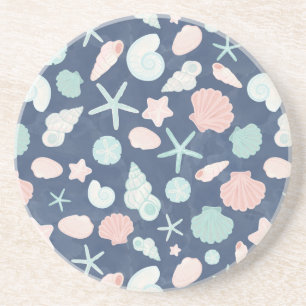 Muschelmuster Getränkeuntersetzer