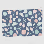 Muschelmuster Golfhandtuch (Horizontal)