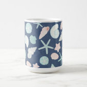 Muschelmuster Kaffeetasse (Mittel)